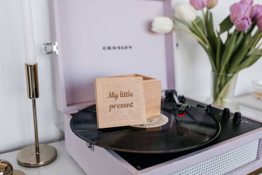 Wooden music box "My little present"