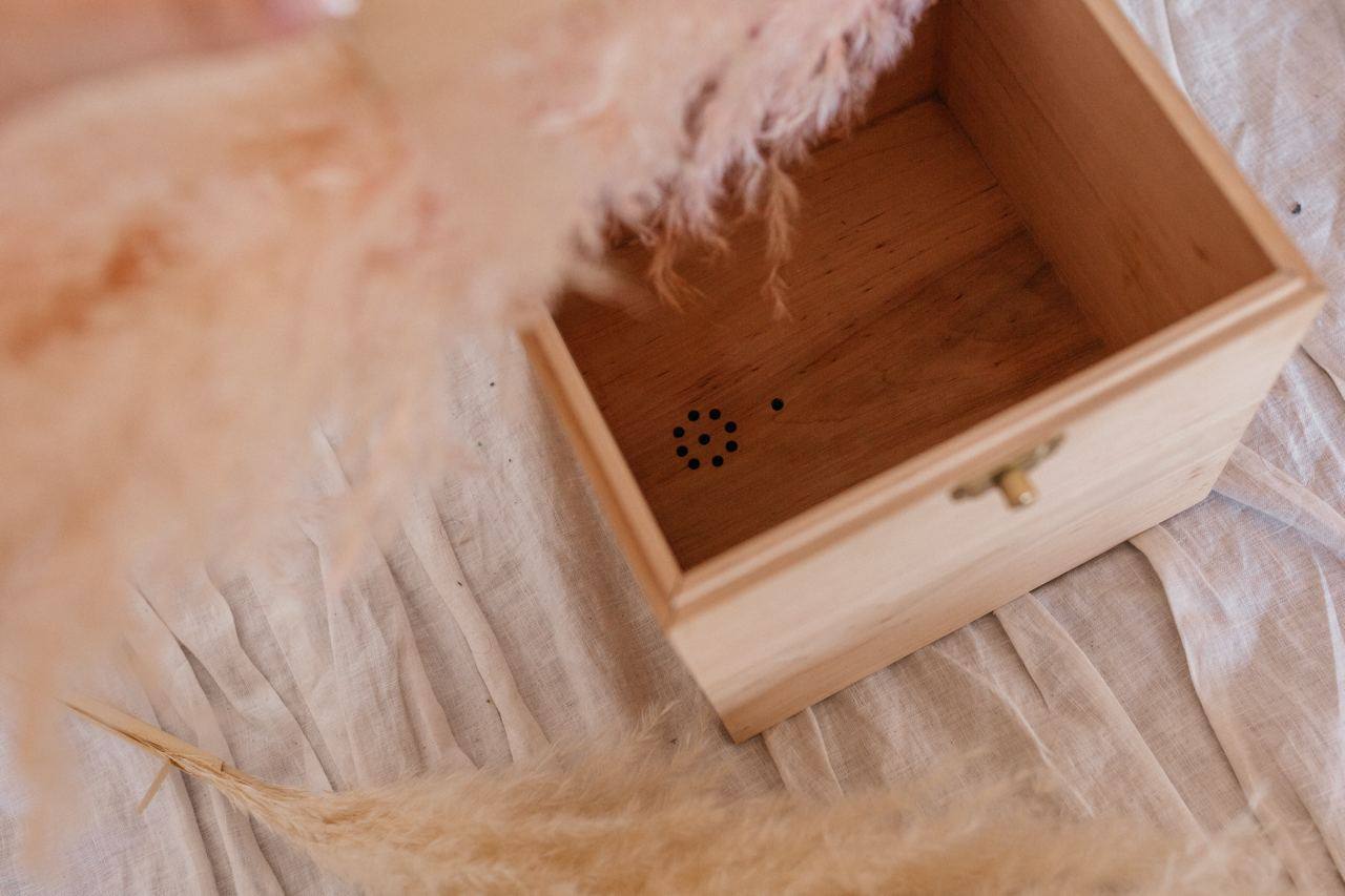 Wooden music box "My congratulations to you"