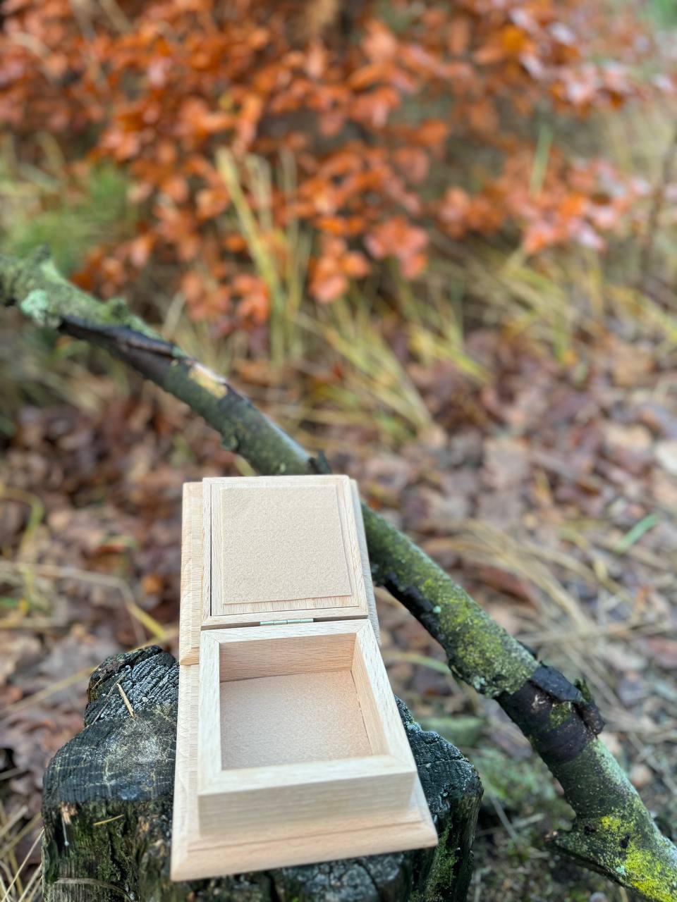 wooden music box "With love"